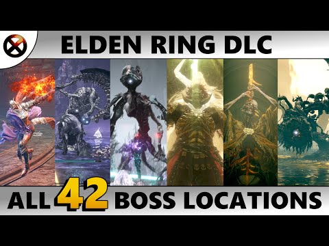 ELDEN RING DLC All Boss Locations (Main Bosses, Secret Bosses, Mini Bosses) Shadow Of The Erdtree