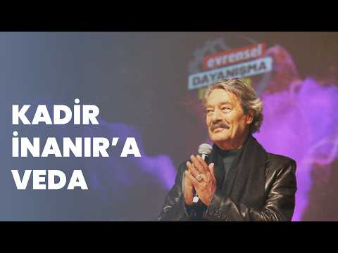 Kadir İnanır, Muhsin Ertuğrul Sahnesi'nde düzenlenen törenle uğurlandı: 'Kenan Evren' gerginliği yaşandı