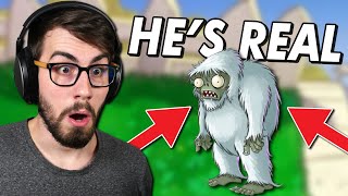 I Found the ZOMBIE YETI! (Plants vs Zombies)