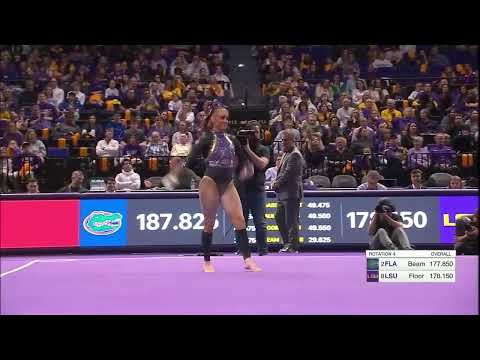 KJ Johnson Floor LSU vs Florida 2023 9.950