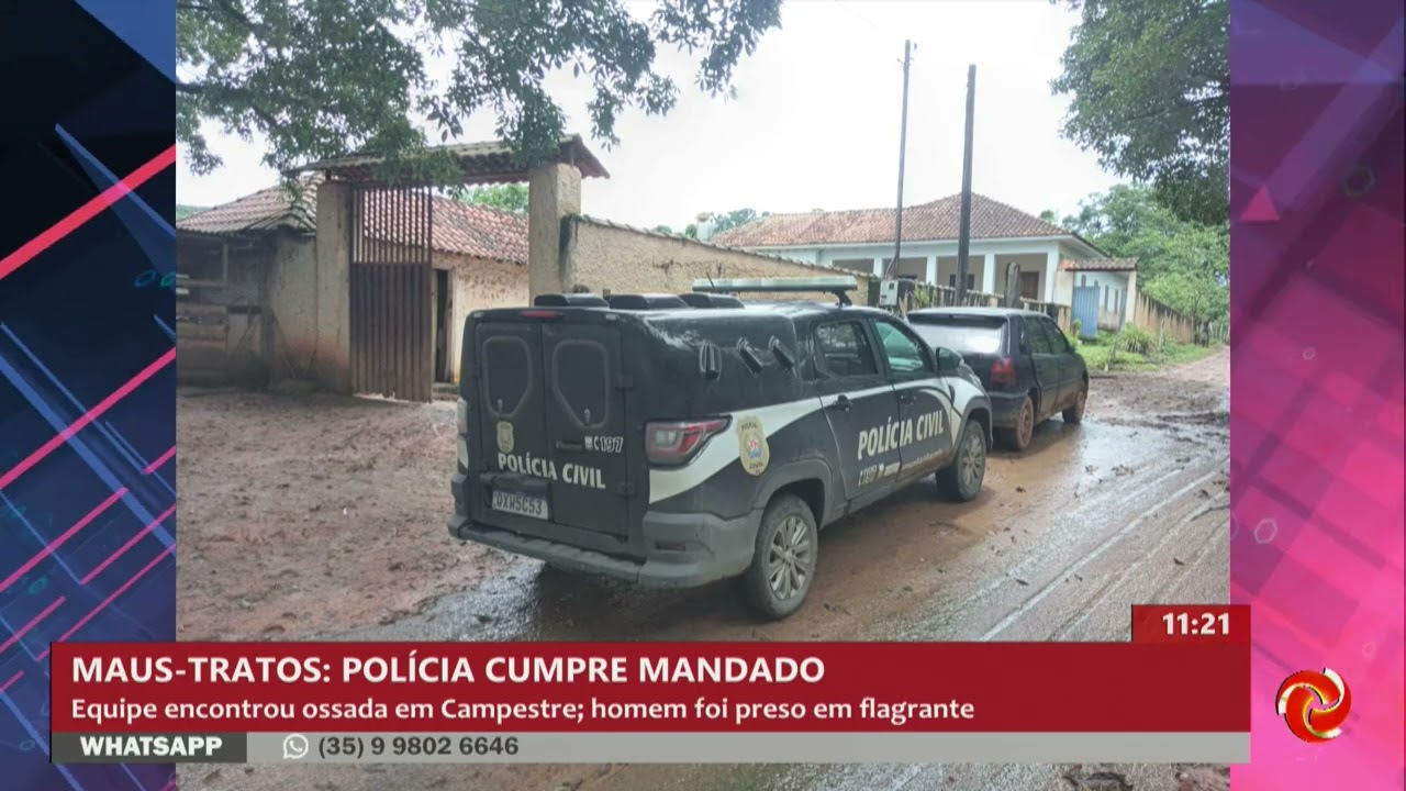 Polícia encontra ossada e homem armado é preso em Campestre