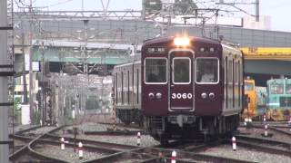 preview picture of video '【阪急電鉄】3000系3060F%箕面線運用@石橋('13/08)'
