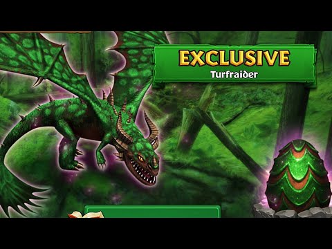 Turfraider Max Level 134 Titan Mode - New Exclusive Rockstomper - Dragons:Rise of Berk