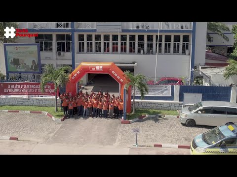 Staff du bureau en Orange