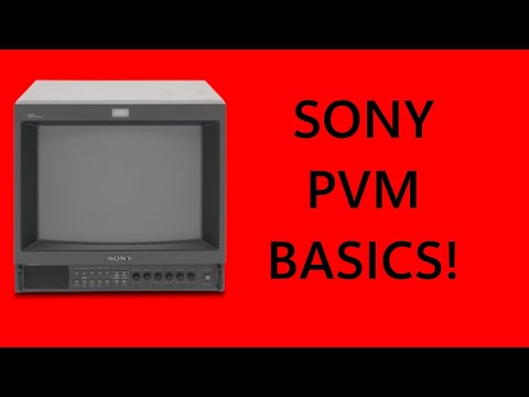 The Very Basics of Owning a Sony PVM CRT Monitor