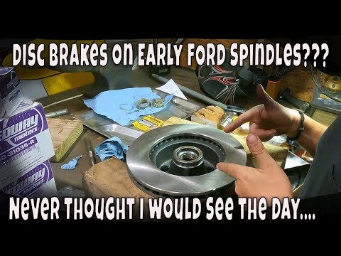 Speedway Disc Brakes on an Early Ford Spindle for Your Hot Rod- So Ya hopped it up.. can ya stop it?