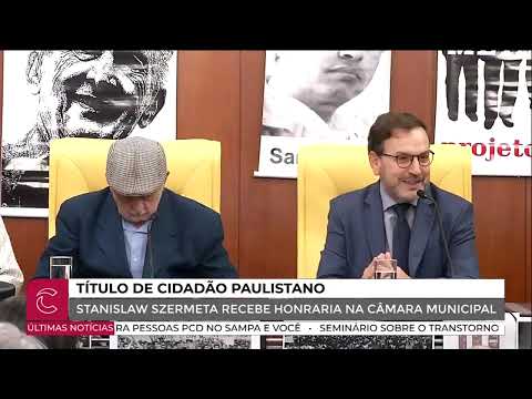 Stanislaw Szermeta recebe Cidadania Paulistana