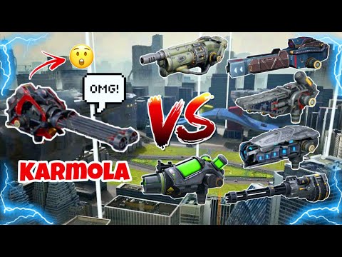 [WR] 🔥Karmola VS Light Weapon Comparison in |War Robots|