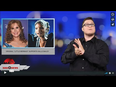 Original "Little Mermaid" supports Halle Bailey (ASL - 7.9.19)