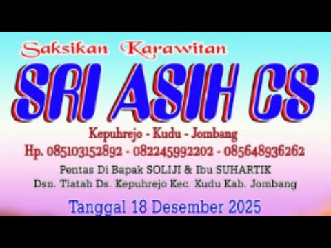 #.LIVE KARAWITAN  SRIASIH CS Bertempat Di dsn tlatah DS kepuhrejo kudu Jombang