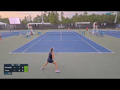 Meg Kowalski v Lily Jone - UGA v UM - 17.5.23 (last points)