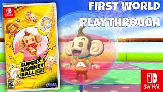 Super Monkey Ball Banana Blitz HD - First World Playthrough