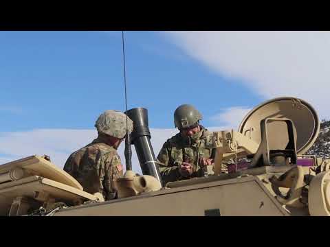 HHC 1-163rd Combined Arms Battalion, Montana National Guard Conducts Live Mortar Training