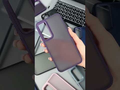 Чехол матовый для Samsung A55 (5G) / Матовый чехол на Самсунг А55 (Matte) черный - фото 1 - id-p2685387968