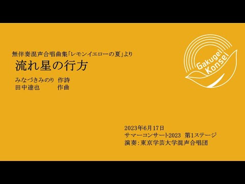 流れ星の行方 / 東京学芸大学混声合唱団