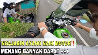 Download lagu NGAJARIN WANITA CANTIK NAIK MOTOR NINJA R 150 2 TAK | ngga bisa nahan VIRAL ‼️- Motovlog mp3