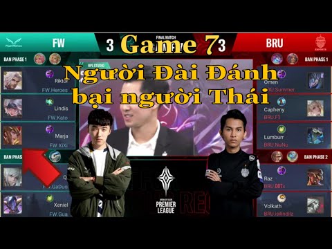 Chung Kết APL 2020 /Flash Wolves vs Buriram United Esports /Game 7 Người Đài Đánh bại Người Thái