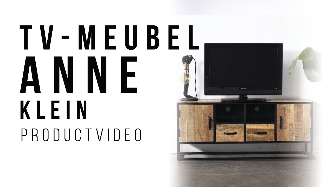 Tv-Meubel Anne 140cm Mangohout - Giga Meubel