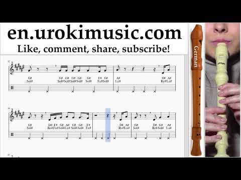 How to Play Recorder (G.) Janet Jackson x Daddy Yankee - Made For Now Tabs um-ih352