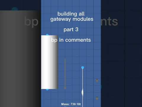 gateway in sfs #games #sfs #space #trend #timelapse #gateway #speedbuild #part3