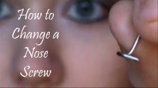 How to Change a Nose Screw