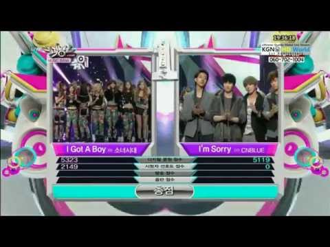 130125 SNSD Today's Winner + Encore @Music Bank