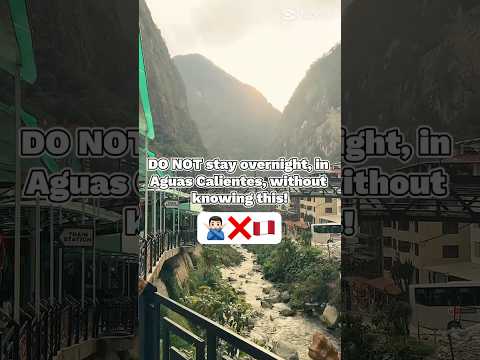 DO NOT Stay overnight in Machu Picchu without knowing this #peru