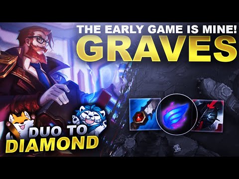 THE EARLY GAME IS MINE ON GRAVES! - Duo to Diamond | League of Legends