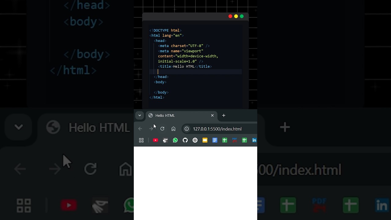 Change Icon in title bar #coding #python #webdesign #webdevelopment #javascript #codingtool #code