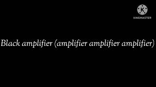 Download lagu The Sigit - Black Amplifier (Lyric) mp3