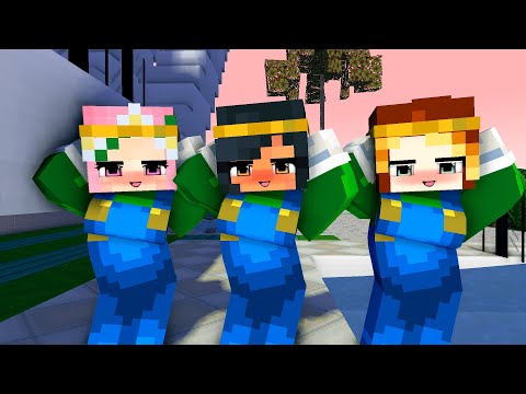 chicken wing mario and princess peach aphmau - minecraft animation #shorts
