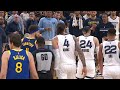 Dillon Brooks was given a flagrant 1 foul for pushing Steph Curry