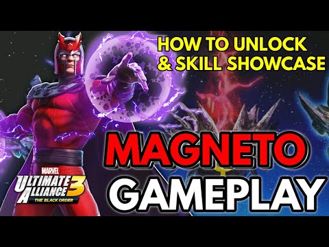 Magneto game play and how to unlock! Best crowd control in Marvel Ultimate Alliance 3