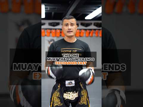 The Muay Thai Counter That Ends Exchanges Instantly #muaythai #mma #martialarts #fightsports