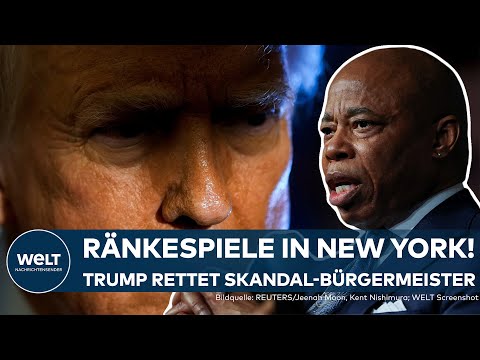 NEW YORK: Korruption? Egal! Ausgerechnet Trump hilft New Yorker Bürgermeister Adams aus der Klemme