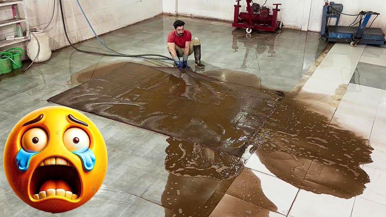 Cleaning A $1 Million Persian Rug: The Biggest Challenge Yet!