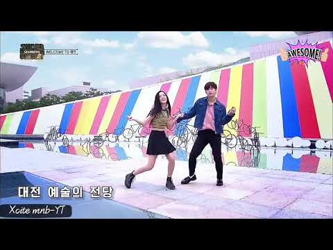 Blackpink's Jisoo and Got7's Jinyoung dancing to UpTown Funk- JinJi