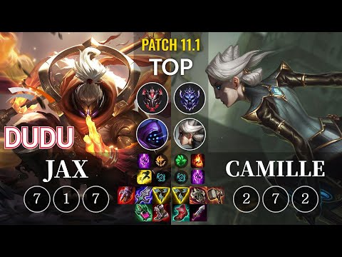 HLE DuDu Jax vs Camille Top - KR Patch 11.1