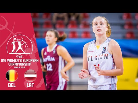 Баскетбол Belgium v Latvia — Full Game — FIBA U16 Women's European Championship 2019