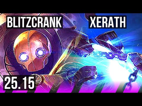 BLITZCRANK & Jhin vs XERATH & Yunara (SUP) | KR Master | 25.15