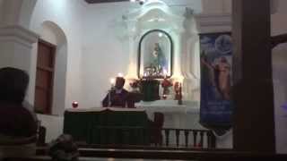 preview picture of video 'Msza Sw. w kosciele St Marys - Bentota - Aluthgama'