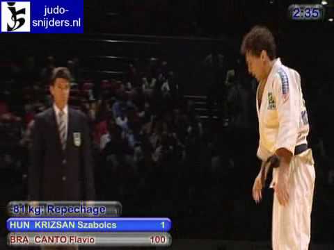 Judo 2009 Birmingham: Krizsan (HUN) - Canto (BRA) [-81kg].
