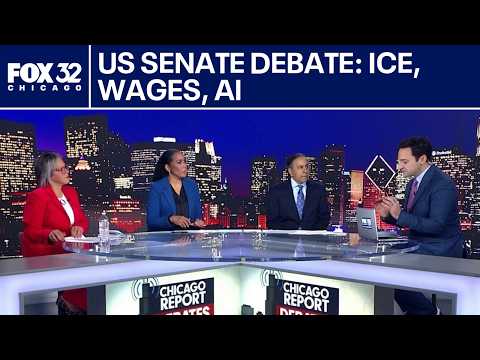 FULL DEBATE: US Senate candidates talk ICE, minimum wage, and AI | Chicago Report Debates