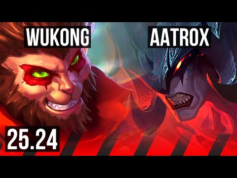 WUKONG vs AATROX (TOP) | KR Master | 25.24