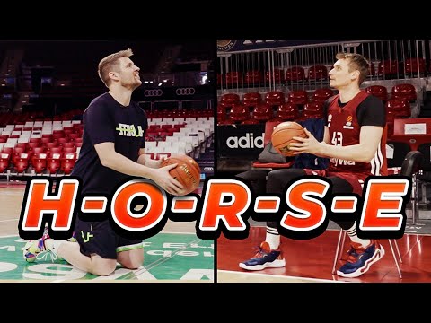 HORSE BATTLE gegen Leon Radošević vom FC Bayern Basketball