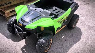 Electric Ride-on buggy Artic CAT XXL 4x4 24V, blue, two-seater, Soft EVA wheels, Powerful engines, L