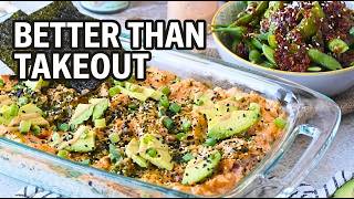 This Salmon Sushi Bake Will Replace Your Takeout Order