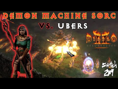 Demon Machine Sorceress vs Ubers: Is She Worth Using As A Torch Farmer? - Diablo 2 Resurrected