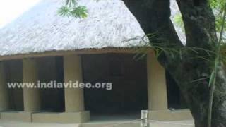 Straw hut in Shantiniketan