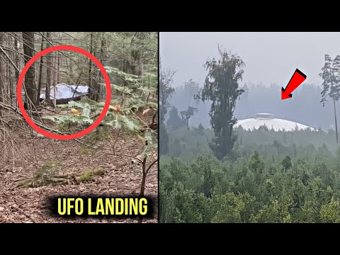 Real UFO 2025 | UFO Landing Caught on Camera